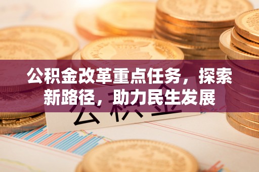 太子河公积金改革重点任务，探索新路径，助力民生发展