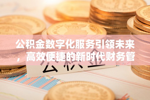太子河公积金数字化服务引领未来，高效便捷的新时代财务管理