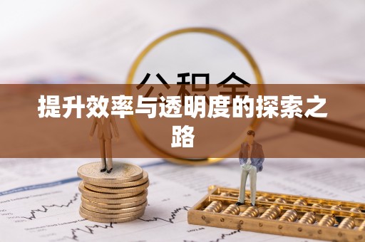 太子河提升效率与透明度的探索之路