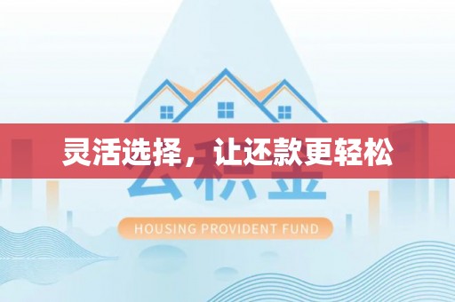 太子河灵活选择，让还款更轻松