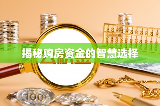 太子河揭秘购房资金的智慧选择