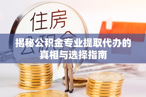 太子河揭秘公积金专业提取代办的真相与选择指南
