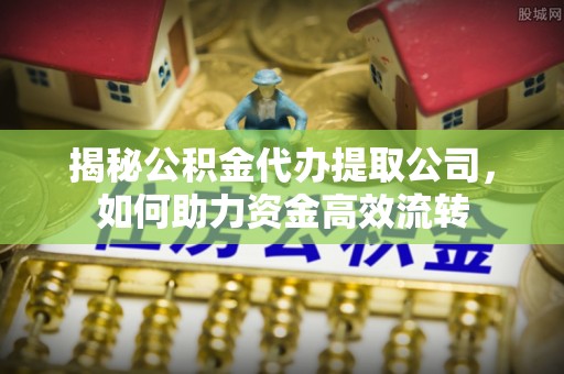 太子河揭秘公积金代办提取公司，如何助力资金高效流转