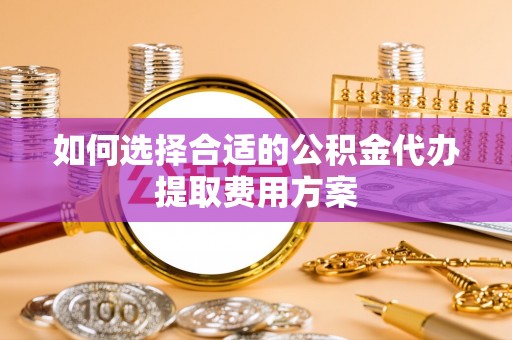 太子河如何选择合适的公积金代办提取费用方案