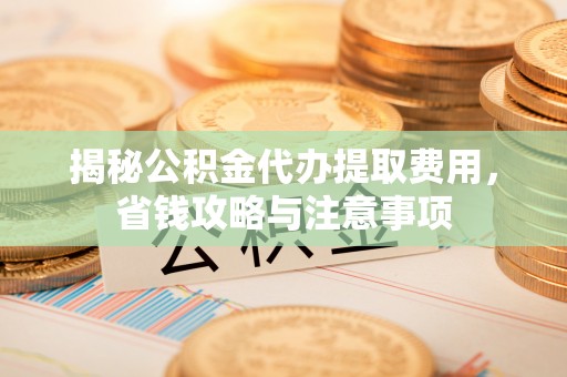 太子河揭秘公积金代办提取费用，省钱攻略与注意事项