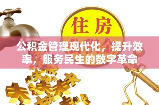 太子河公积金管理现代化，提升效率，服务民生的数字革命
