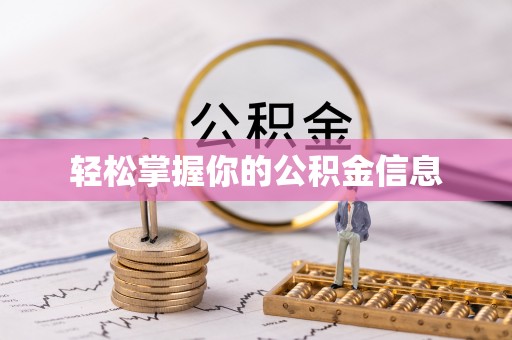 太子河轻松掌握你的公积金信息